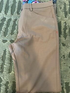 Kids Tan Casual Stretch Pants for Everyday Wear